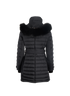 Burberry Long Belted Puffer Coat, £220, Clothing, Black, Nylon, Back view