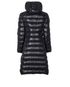 Moncler Long Line Quilted Coat, back view