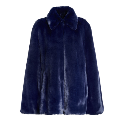 Burberry Fur Cape, front view