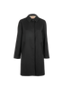 Burberry Short Camden Heritage Car Coat, &pound;550, Clothing, Black, Cotton/Polyester Mix, Front view