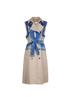 Burberry Mermaid Tail Sleeveless Trench Coat, front view