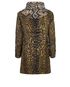 Burberry Cramond Animal Print Parka, back view