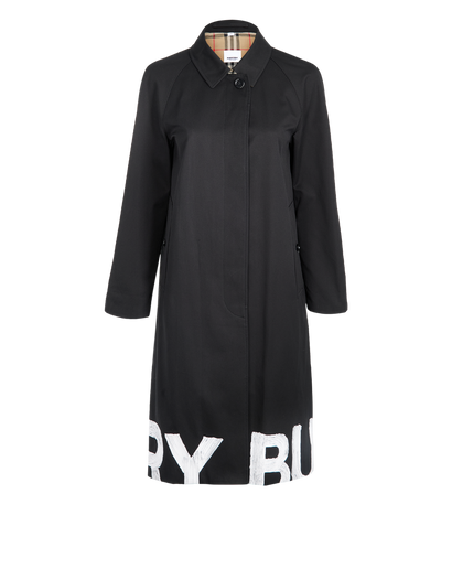 Burberry Camden Logo Coat, front view