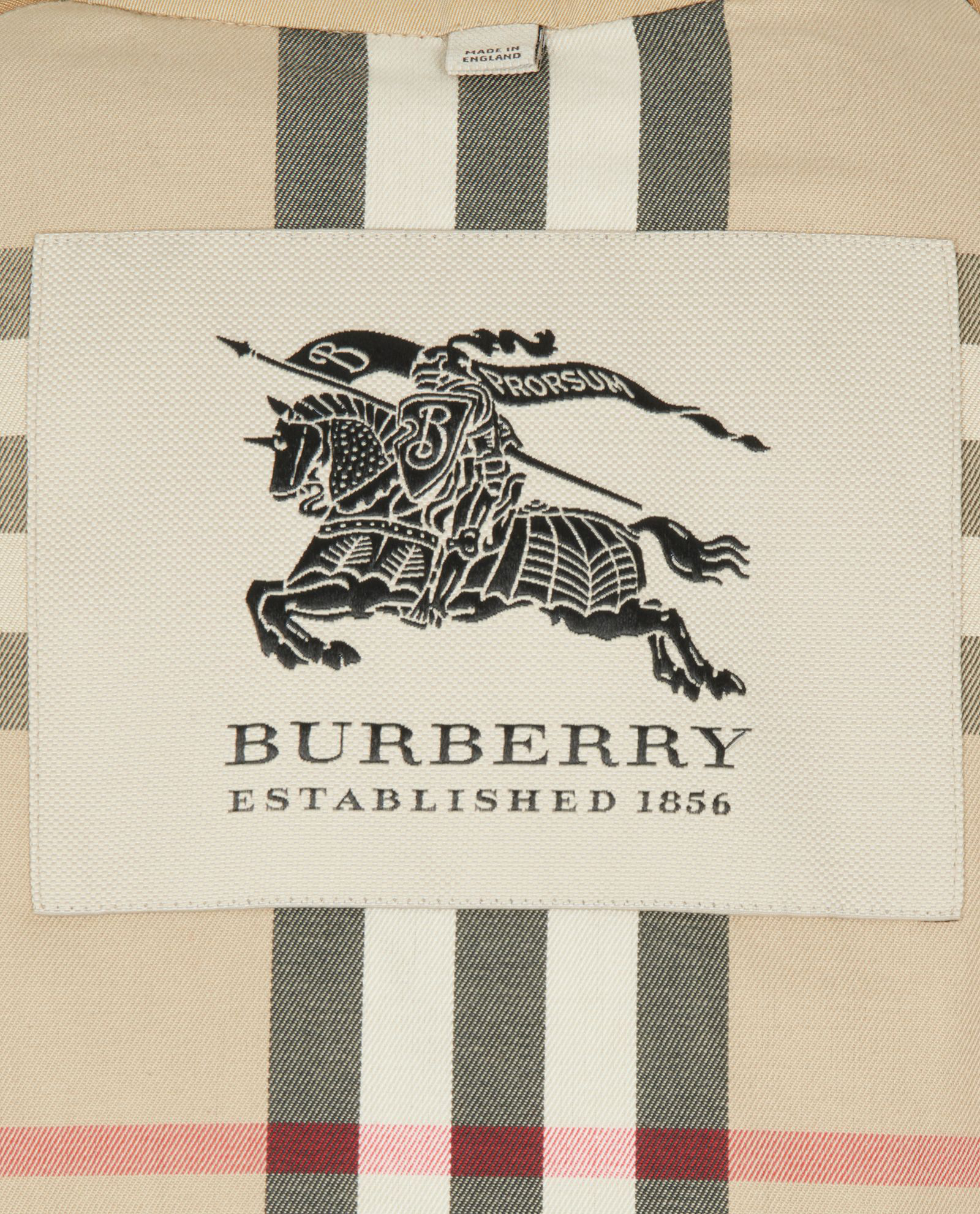 Burberry Belted Trench Coat, &pound;720, Clothing, Beige, Cotton, Other view