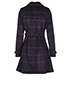 Burberry Trench Style Belted Coat, back view