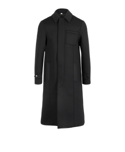 Burberry Technical Shark Coat, Mens, Polyamide, Black, Sz S, 3*