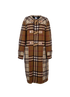 Burberry Plaid Duffle Coat, front view