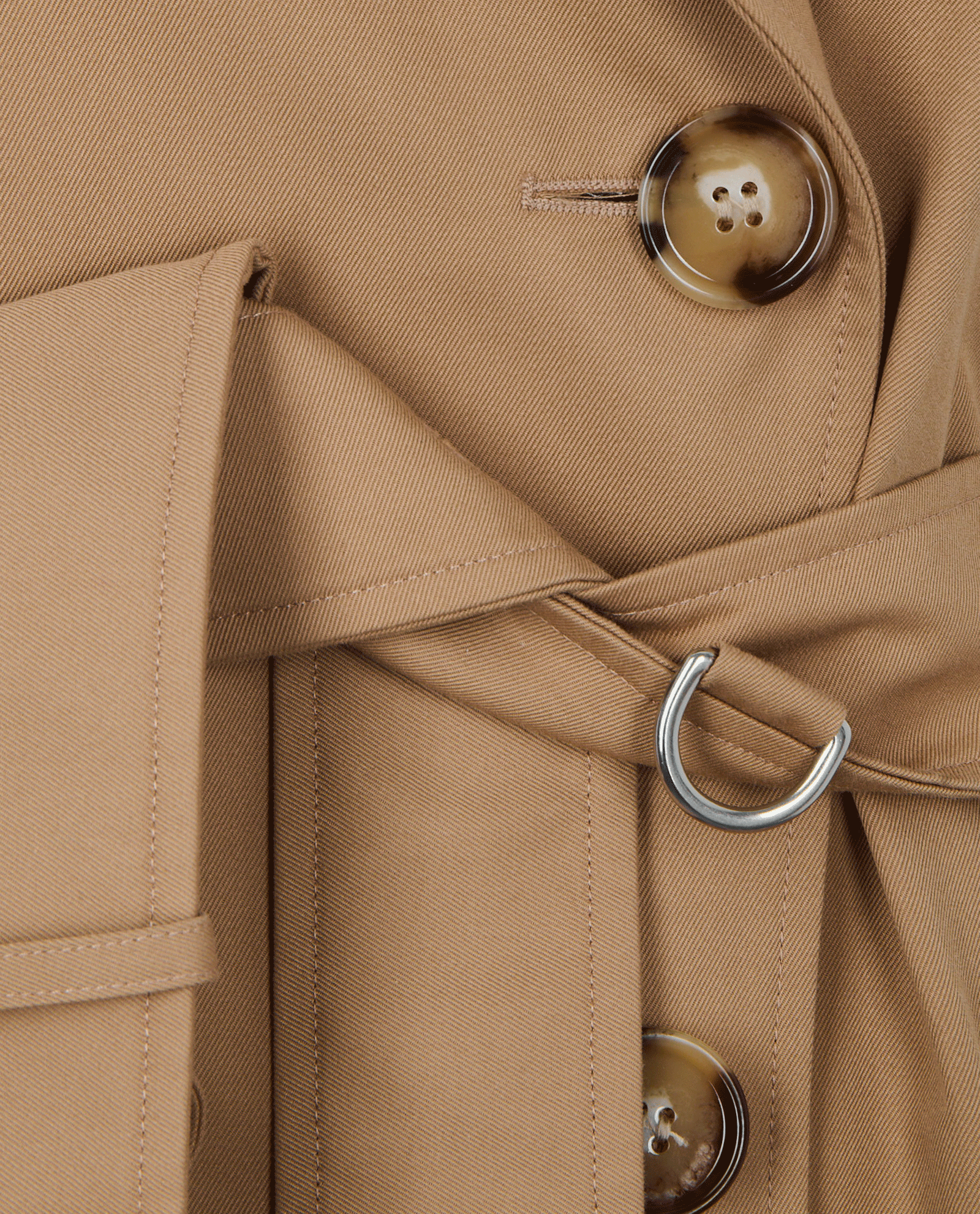Burberry Trench Coat, &pound;550, Clothing, Beige, Cotton, Other view