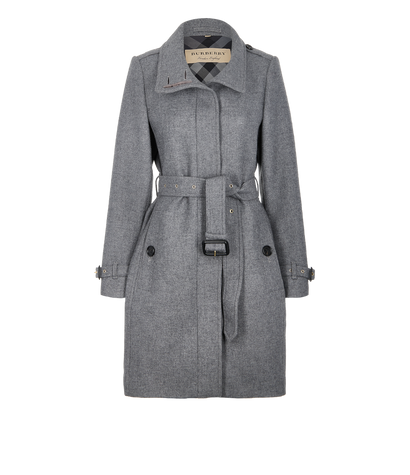 Burberry Belted Coat, front view