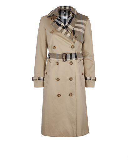 Burberry Gabardine Trench Coat, front view
