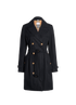 Burberry The Islington Trench, &pound;850, Clothing, Black, Cotton, Front view
