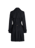 Burberry The Islington Trench, &pound;850, Clothing, Black, Cotton, Back view