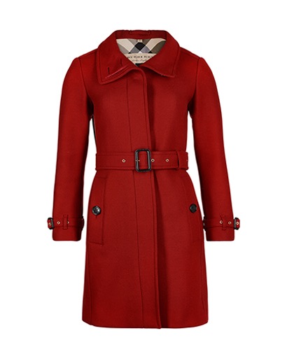 Burberry Belted Trench Coat, front view