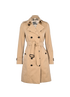 Burberry  Sandringham Midi Trench, &pound;750, Clothing, Beige, Cotton, Front view