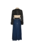 Burberry Long Denim Trench, back view