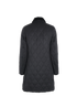 Burberry Quilted Coat, back view