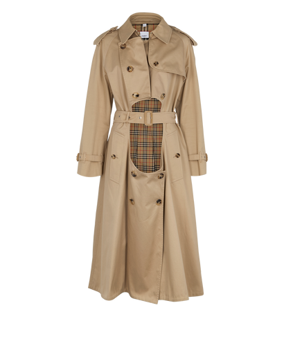 Burberry Cut out Trench, front view