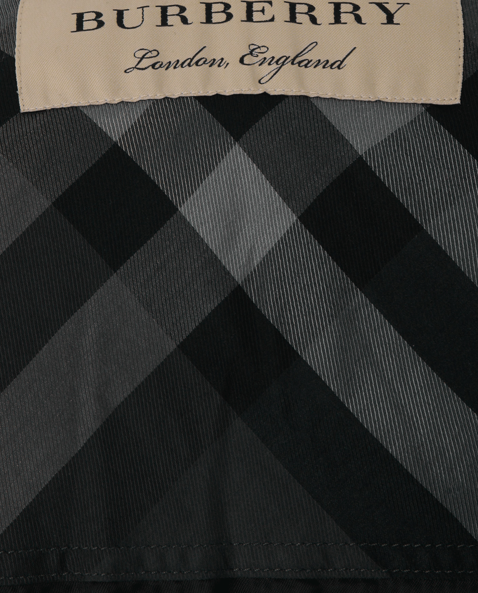Burberry Short Peacoat, &pound;380, Clothing, Black, Wool, Other view