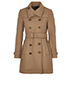 Burberry Trench Style Coat, front view