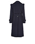 Burberry Buttoned Trench Coat, back view