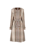 Burberry Long Trench Coat, front view