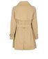 Burberry Mid Length Trench Coat, back view