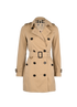 Burberry Kensington Trench Coat, &pound;495, Clothing, Beige, Cotton, Front view
