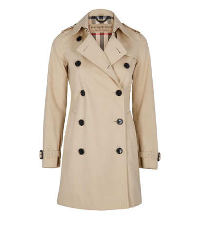 Burberry Trench Coat, £450, Clothing, Beige, Polyester Mix, Front view
