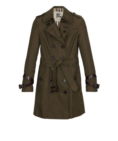 Burberry Queensborough Gabardine Trench, front view