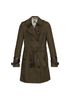 Burberry Queensborough Gabardine Trench, front view