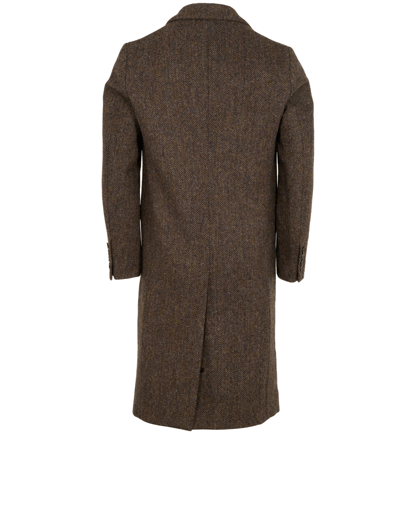 Burberry Single Breasted Coat, &pound;350, Clothing, Brown, Wool, Back view