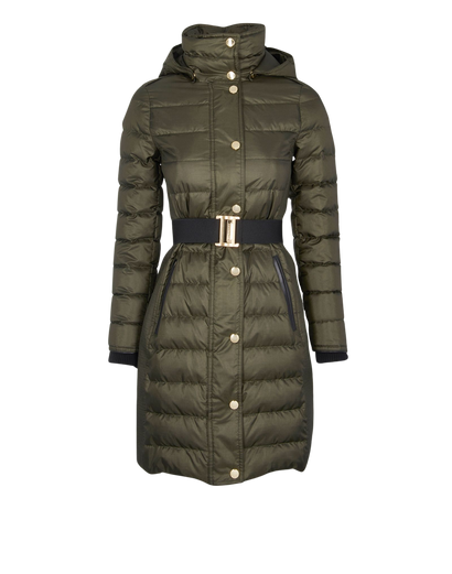 Burberry Abbey Puffer Coat, front view