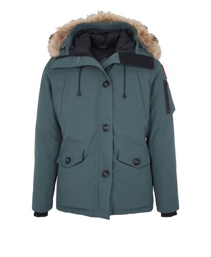 Canada Goose Parka Heritage, &pound;550, Clothing, Green, Down Feathers/Polyester (Polymer), Front view