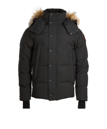 Canada Goose Wyndham Parka, &pound;650, Clothing, Black, Down Feathers, Front view