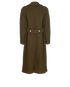 Celine Military Coat, &pound;1,100, Clothing, Khaki, Polyester (Polymer)/Wool, Back view