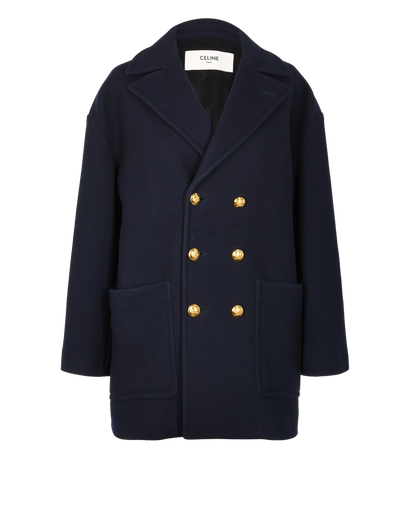 Celine Double Breasted Coat, front view