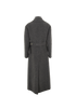 Celine Double Breasted Coat, &pound;850, Clothing, Grey, Wool, Back view