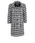 Chanel Houndstooth Coat, front view