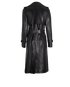 Chanel Lined Leather Trench Coat, back view