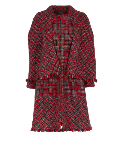 Chanel Scarf Detail Coat, front view