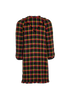 Chanel 07A Tweed Midi Coat, £1,100, Clothing, Black/Blue/Green/Red/Yellow, Acrylic Plastic/Wool, Back view