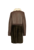 Chloé Shearling Coat, back view