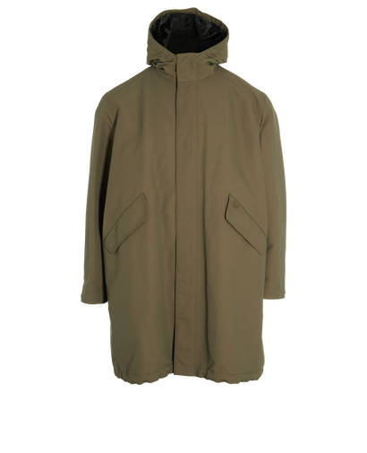 Christian Dior Logo Parka, front view