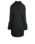 Christian Dior Cable Knit Coat, back view