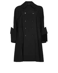 Comme De Garcons Double Breasted Trench, Wool, Black, S, 3