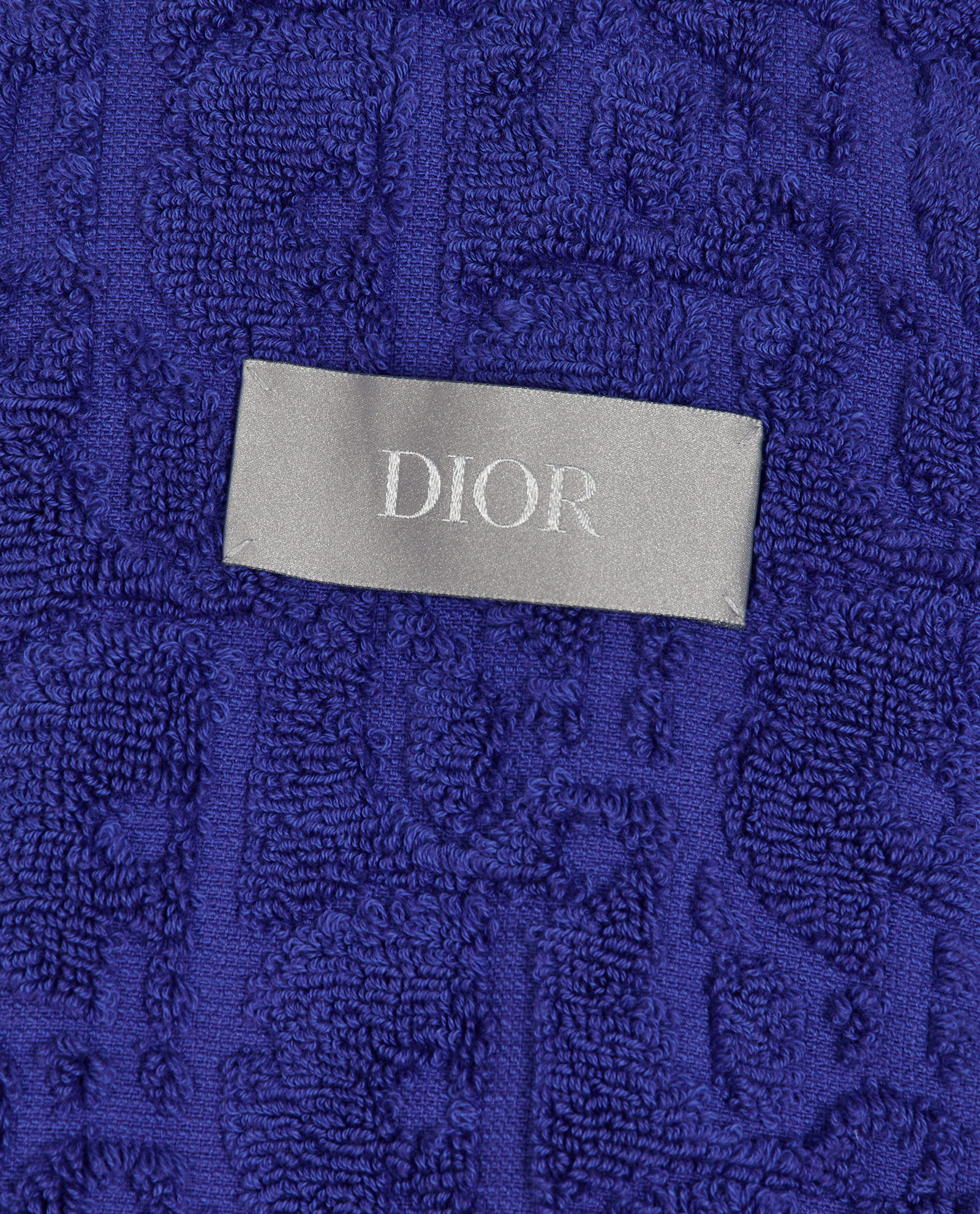 Christian Dior Oblique Jacquard Bathrobe, &pound;450, Clothing, Blue, Cotton, Other view