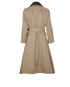 Christian Dior Trench Coat With Cannage Gilet, back view