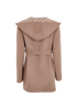 Christian Dior Cropped Coat With Hood & Belt, &pound;1,900, Clothing, Pink, Silk/Wool, Back view