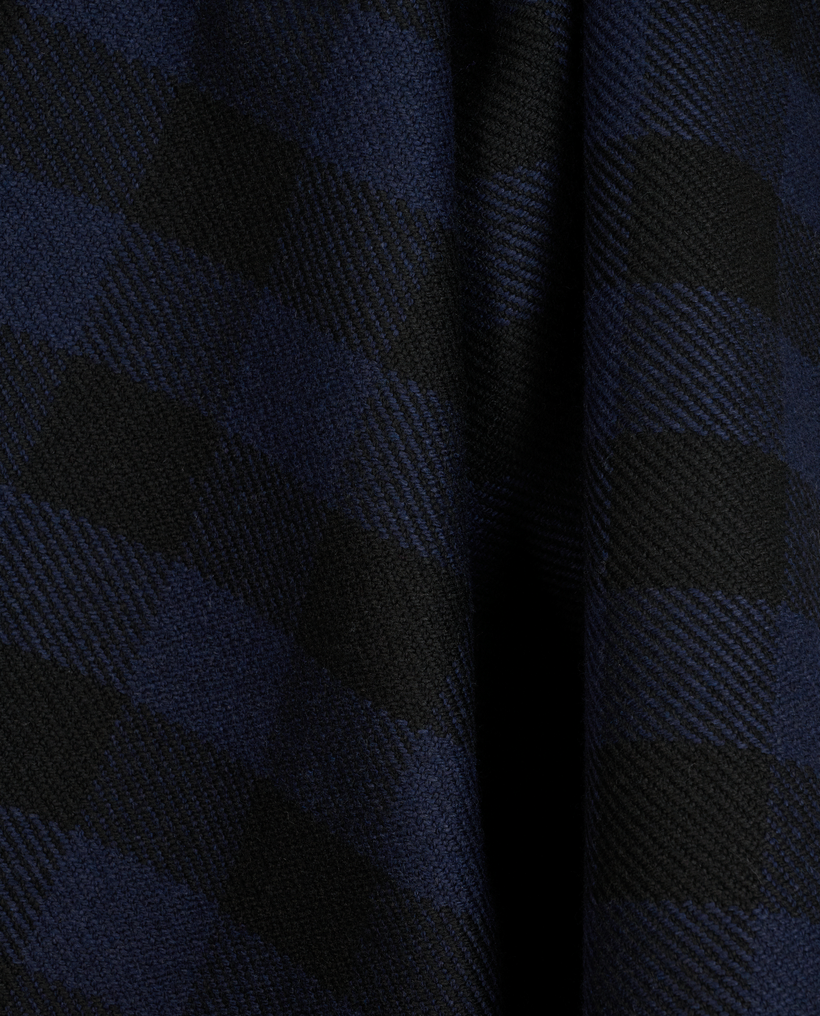 Christian Dior Check Hooded Short Cape, &pound;350, Clothing, Black/Blue, Wool, Other view