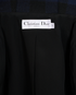 Christian Dior Check Hooded Short Cape, &pound;350, Clothing, Black/Blue, Wool, Other view